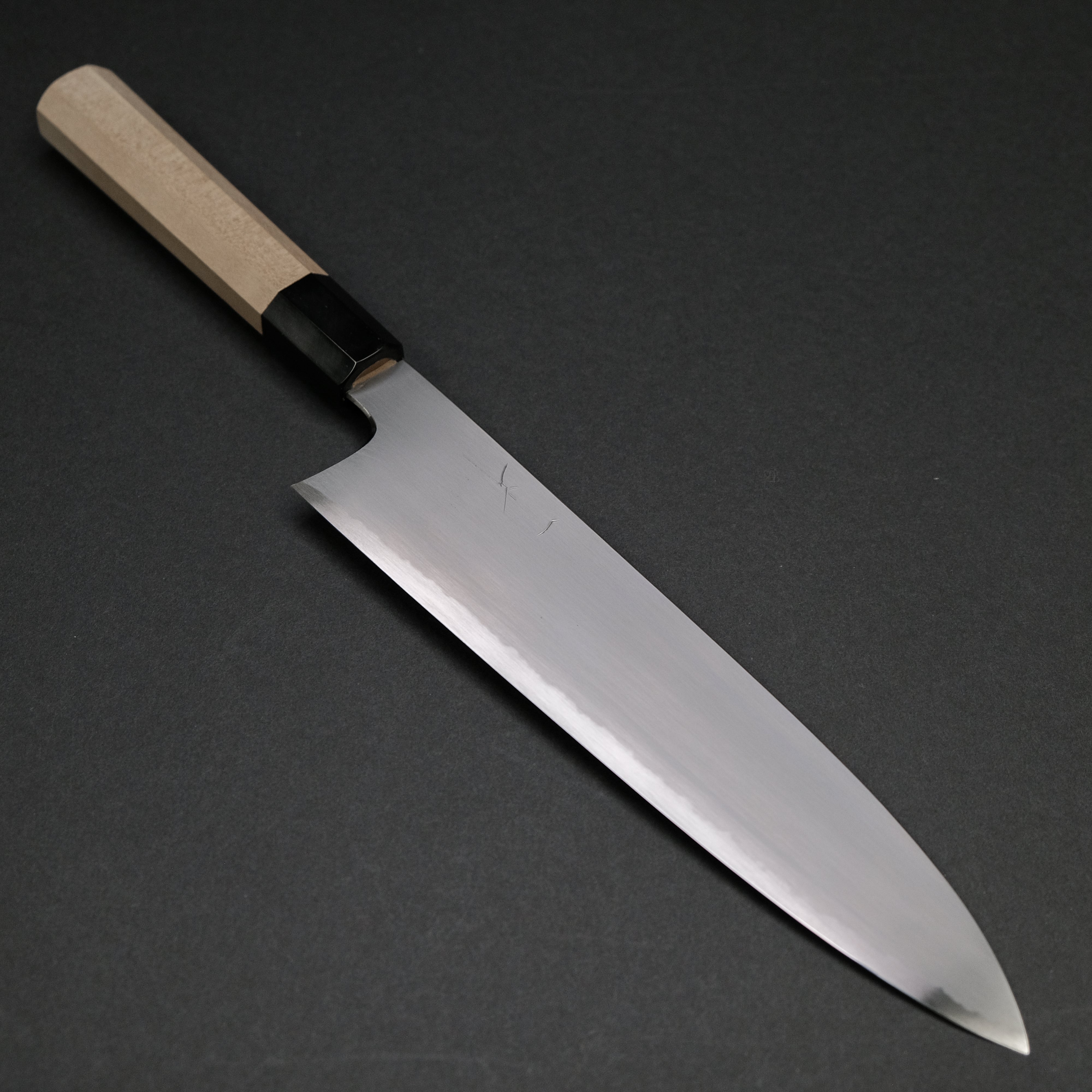 Hitohira Gorobei Rikichi White #2 Kasumi Gyuto 240mm Japanese Chef Knife with Ho Wood Handle - Professional Kitchen Tool for Sushi, Meat Cutting & Food Preparation