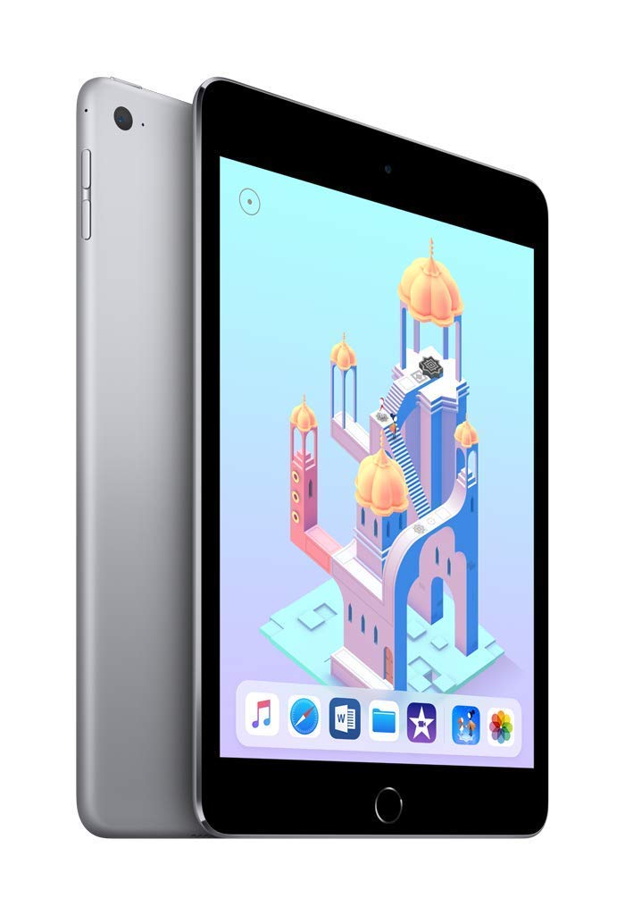 Refurbished Apple iPad Mini 4 128GB Wi-Fi - Space Gray | Portable Tablet for Work, Travel & Entertainment