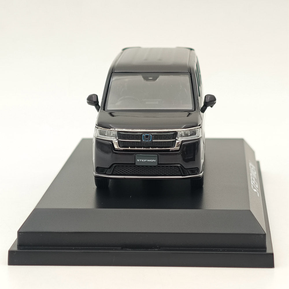1/43 Honda STEP WGN e:HEV SPADA Twilight Mist Black Diecast Model Car - Limited Edition Collectible for Car Enthusiasts & Hobbyists - Perfect for Display, Gifts, and Japanese Car Model Collections