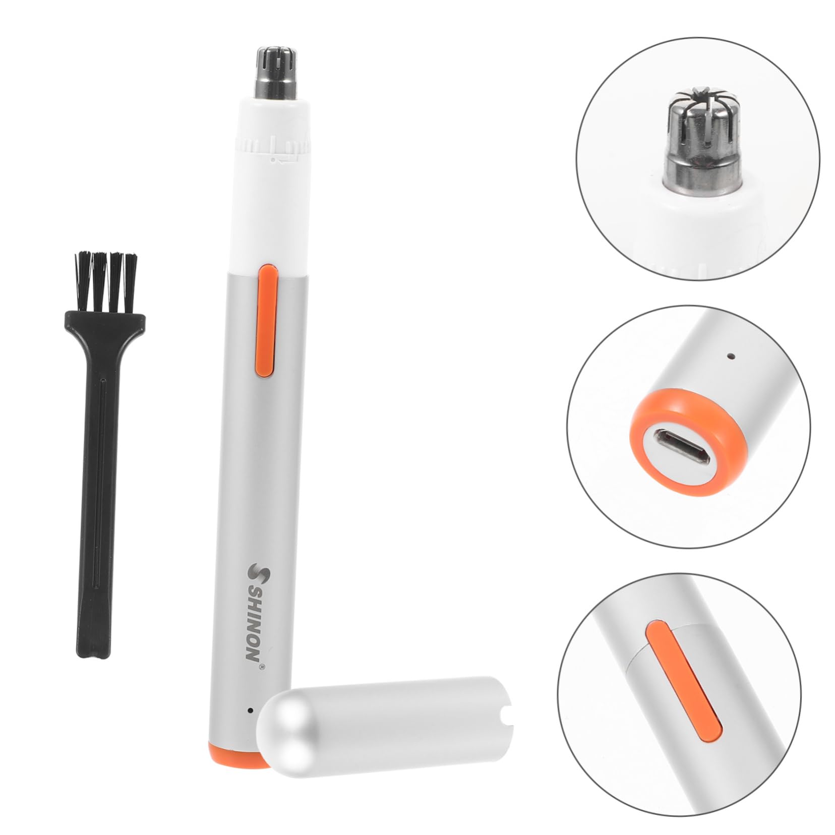 iPetboom Electric Nose & Ear Hair Trimmer for Men & Women - Rechargeable Personal Grooming Kit with Precision Blades - Perfect for Eyebrows, Nose Hair, and Ear Hair Removal at Home or Travel