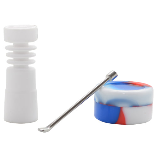 Premium Ceramic Dab Nail for Women - 10mm/14mm/18mm Sizes - Perfect for Wax, Oil & Concentrates | Ideal for Home Use, Parties & Relaxation Sessions
