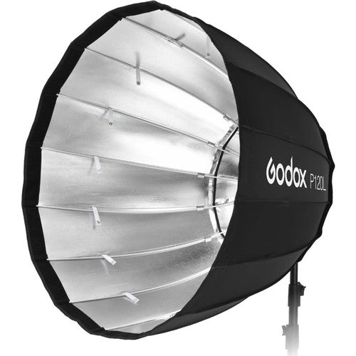 Godox P90L 90cm Parabolic Softbox for Studio Photography - Perfect for Portrait, Product & Fashion Shoots with Soft Diffused Lighting