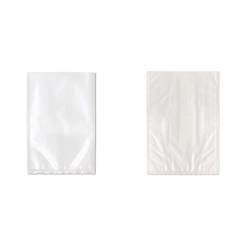 Weston 8x12 Inch & 11x16 Inch Vacuum Sealer Food Storage Bags - 100 Count Each (30-0101-W & 30-0102-W) - Gallon Size for Meat, Fish, Vegetables & Meal Prep