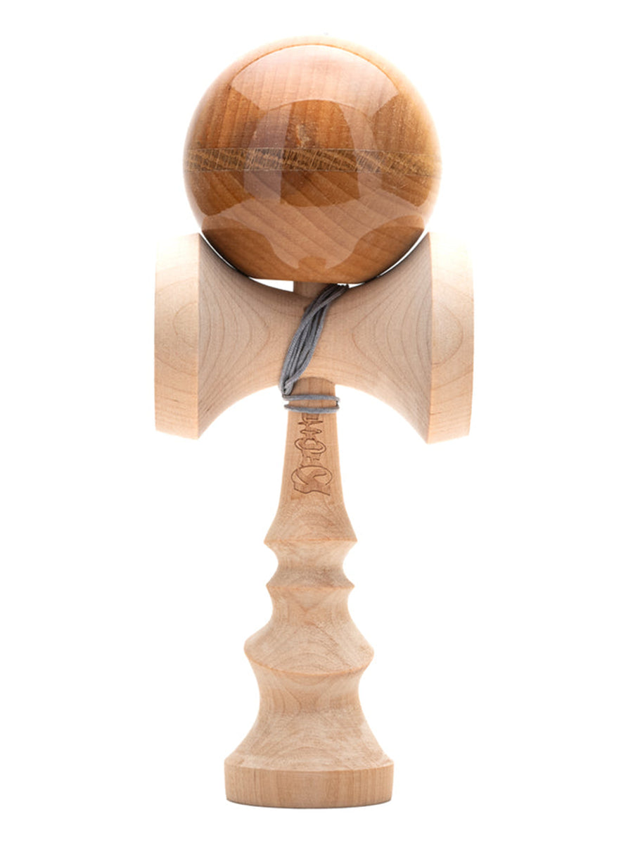 Krom Twister Kendama - Professional Wooden Japanese Skill Toy for Kids & Adults - Perfect for Stress Relief, Hand-Eye Coordination & Fun Outdoor Play