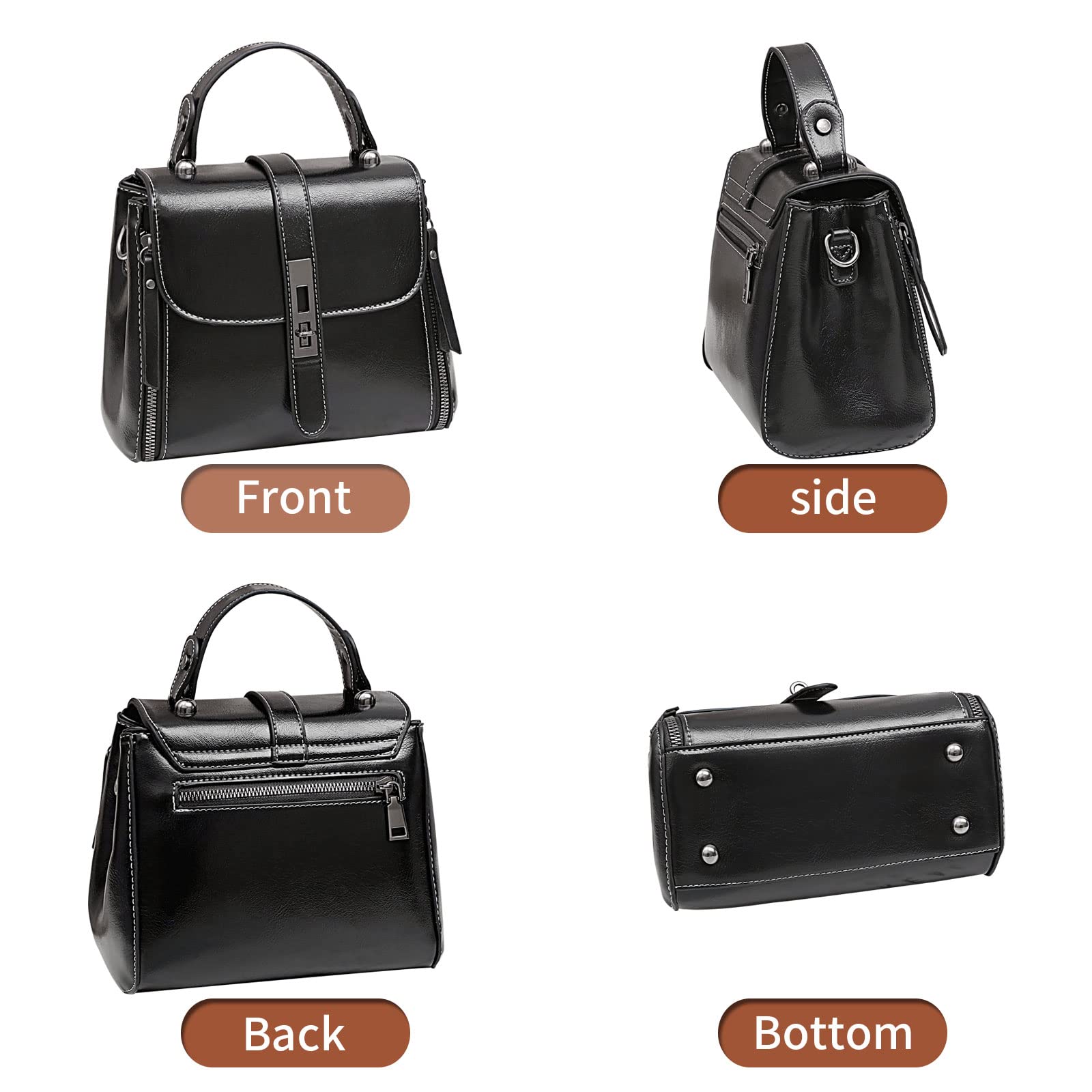 Stylish Leather Crossbody Bags for Women - Fashionable Small Shoulder Bag with Adjustable Strap | Perfect for Travel, Shopping & Everyday Use