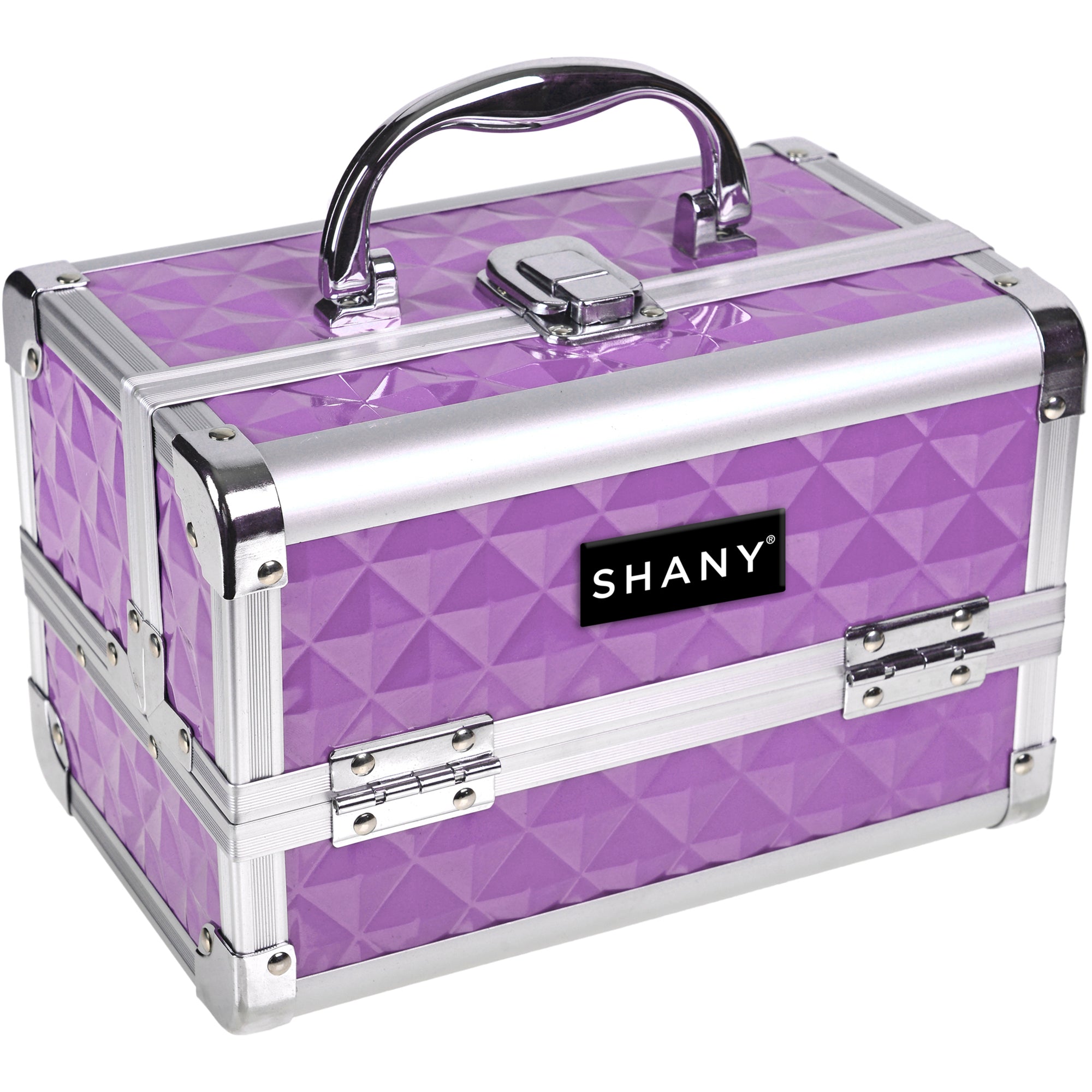 Professional Makeup Train Case with Mirror - Portable Cosmetic Organizer for Makeup Artists & Travel - Perfect for Salon, Home, and On-the-Go Beauty Needs