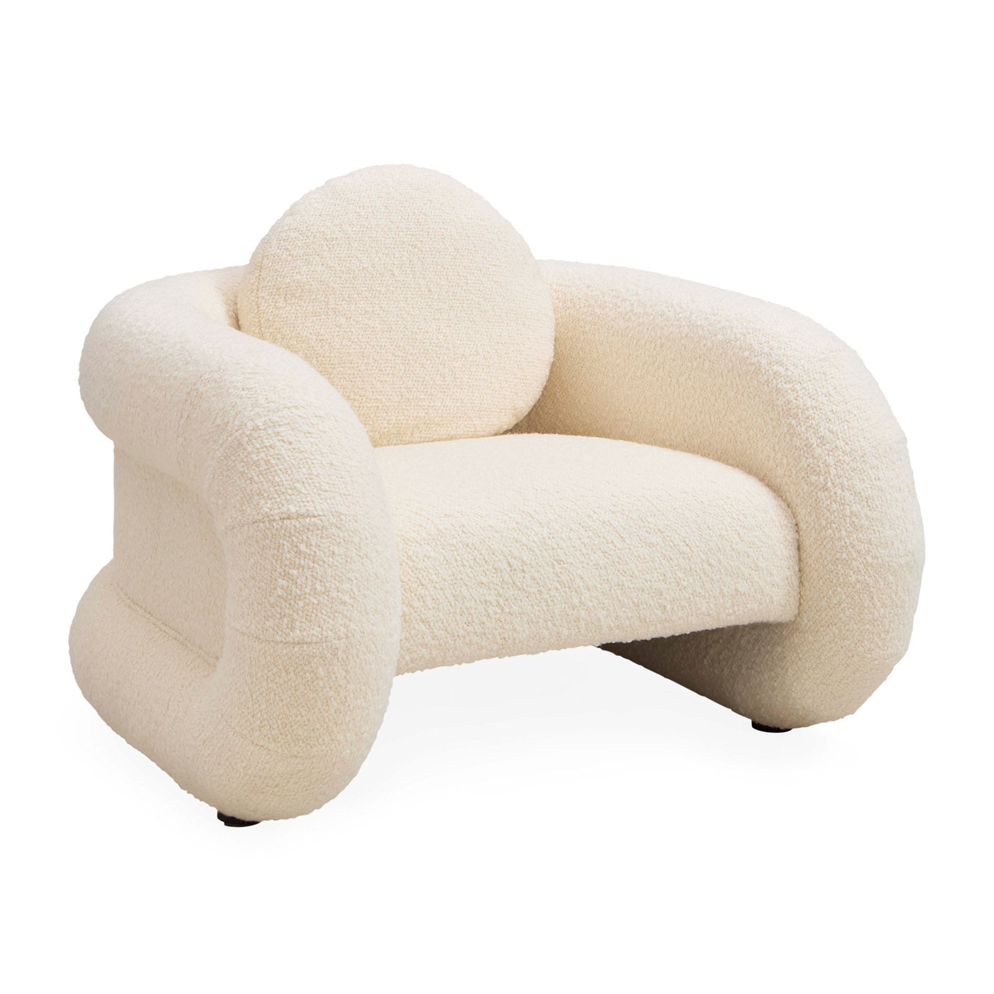 Modern Pompidou Lounge Chair - Mid Century Design, Comfortable & Stylish for Living Room, Bedroom, Office - Perfect for Relaxing & Reading
