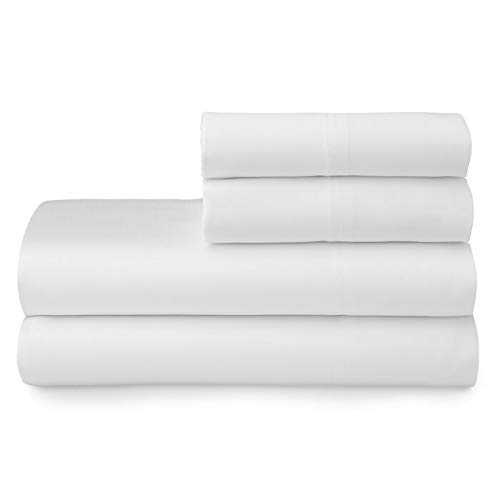 Luxury RV King 72 x 80 Microfiber Sheet Set - 4 Piece Hotel Quality Bedding for Campers, Motorhomes & Travel Trailers - Soft, Breathable & Wrinkle-Resistant - Perfect for Road Trips & Outdoor Adventures (White)