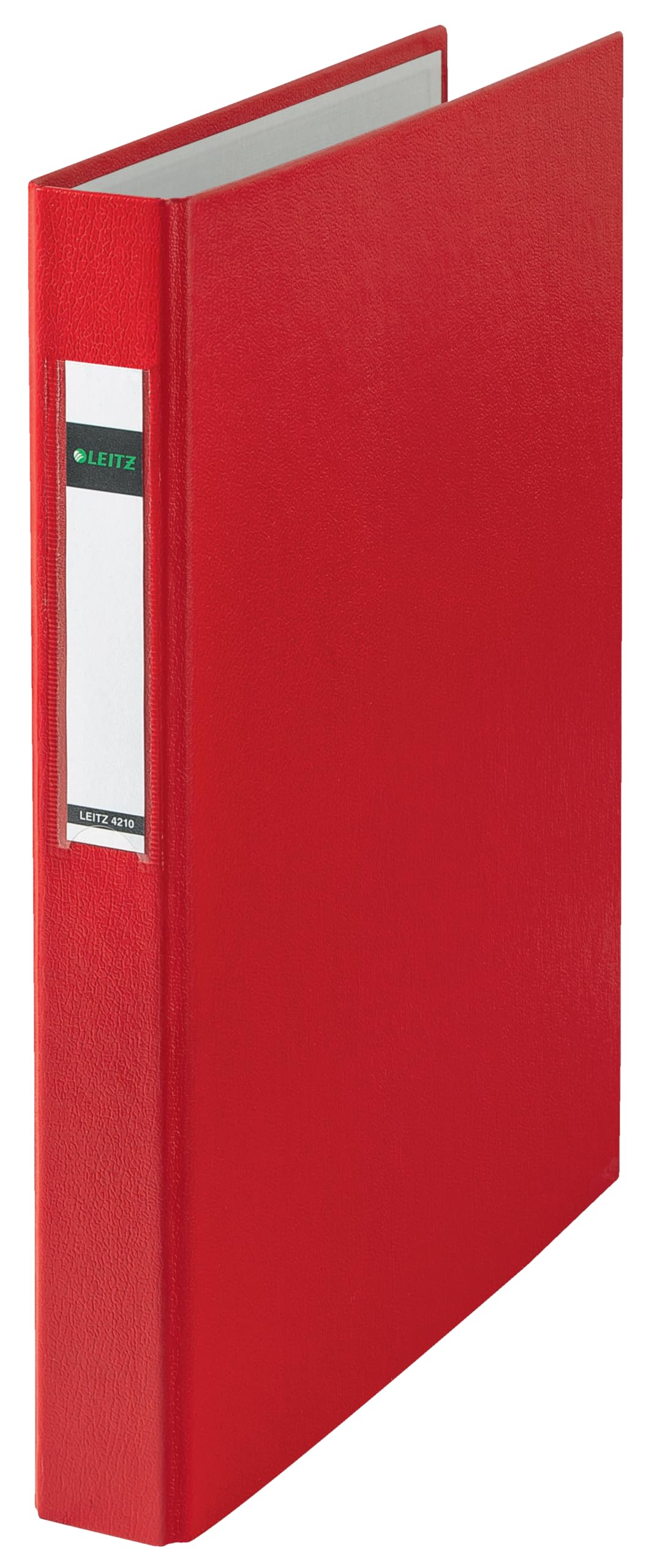 Leitz A4 25mm Red Ring Binder - Durable 2-Ring File Folder for Office, School & Home Organization - Perfect for Documents, Reports & Paperwork