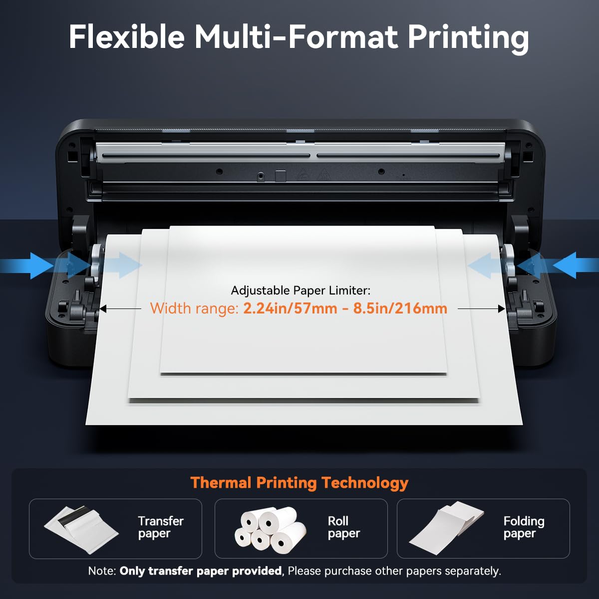 Janolia Wireless Tattoo Stencil Printer - Portable Thermal Printer for Tattoo Artists | 2.24