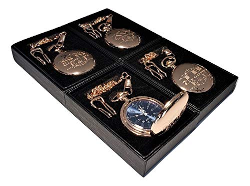 Personalized Engraved Pocket Watches for Men - Vintage Wedding Groomsmen Gifts with Stainless Steel Chain & Gift Box (Silver) - Perfect for Best Man, Father's Day & Anniversary Presents