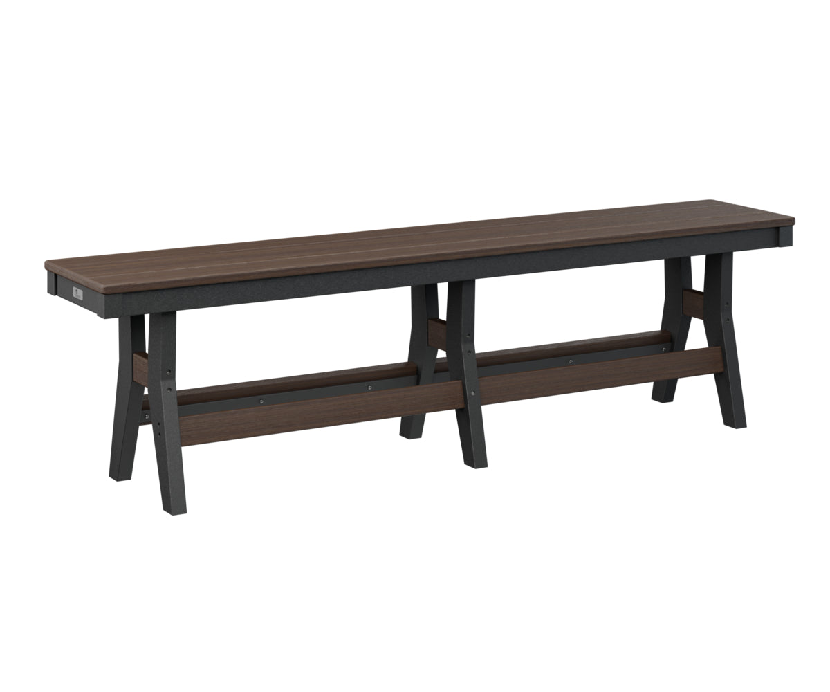 Berlin Gardens Harbor 66 Dining Bench - Outdoor Patio Furniture Set with Weather-Resistant Teak Wood - Perfect for Backyard, Garden, and Poolside Dining Areas