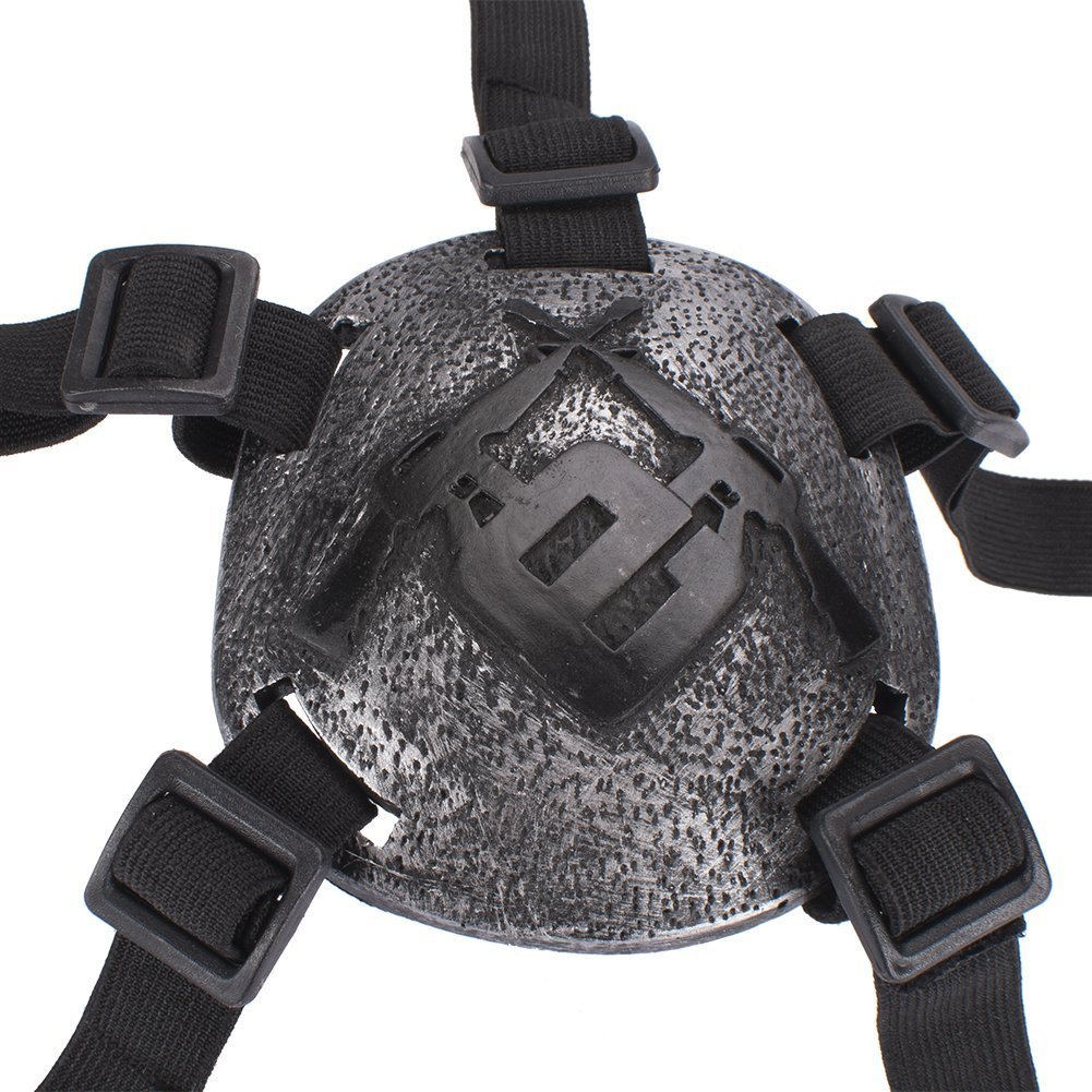 Evike Airsoft - R-Custom Fiberglass Wire Mesh Ghost Delta Face Protection Mask - Tactical Airsoft Gear for Outdoor Combat & Military Simulation Games (PID: 46455)