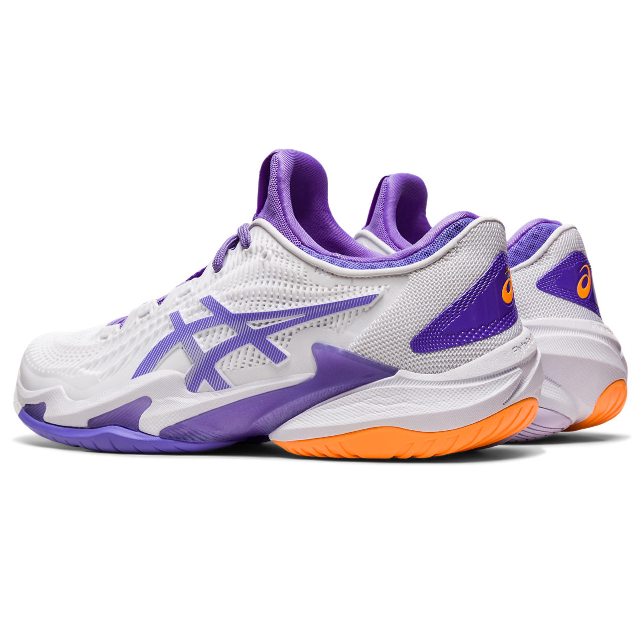 ASICS Court FF 3 Women's Tennis Shoes - White/Purple | High-Performance Indoor & Outdoor Court Shoes for Women | Perfect for Tennis, Pickleball & Volleyball Players