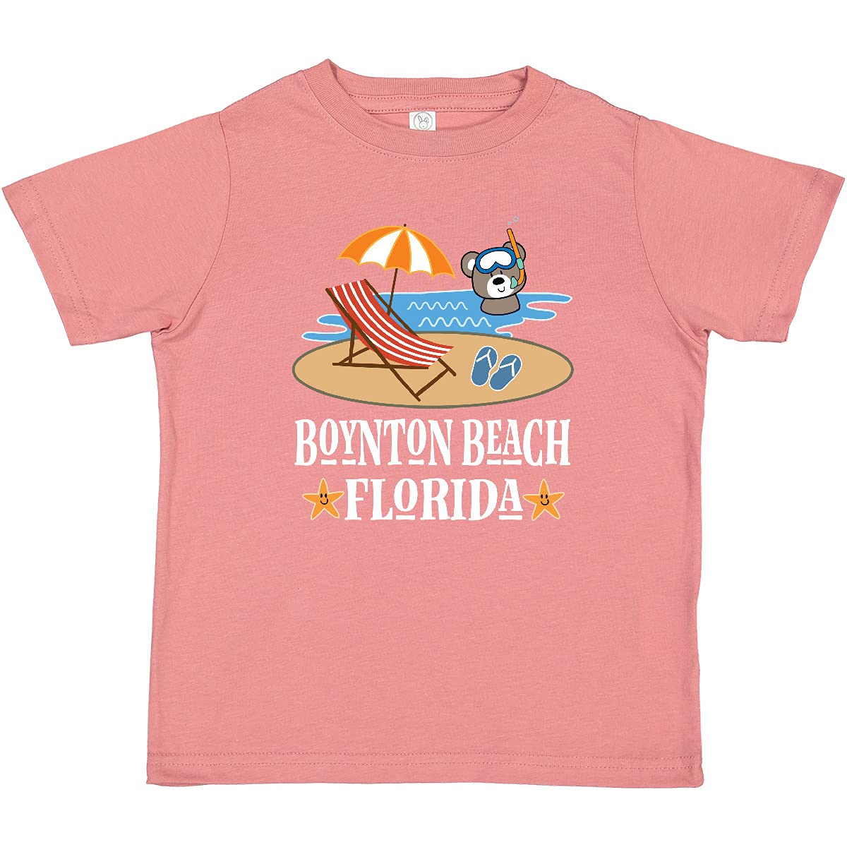 Inktastic Boynton Beach Florida Vacation Toddler T-Shirt - Cute Travel Souvenir for Kids, Beach Outfit, Family Trip Memory