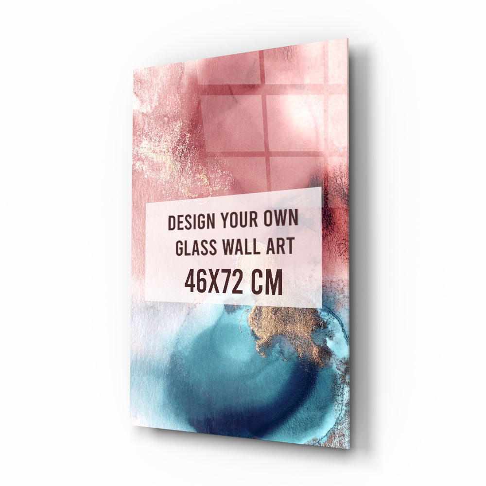 Custom Glass Wall Art 46x72 Inches - Personalized Home Decor for Living Room, Bedroom & Office - Modern & Elegant Interior Design Accent