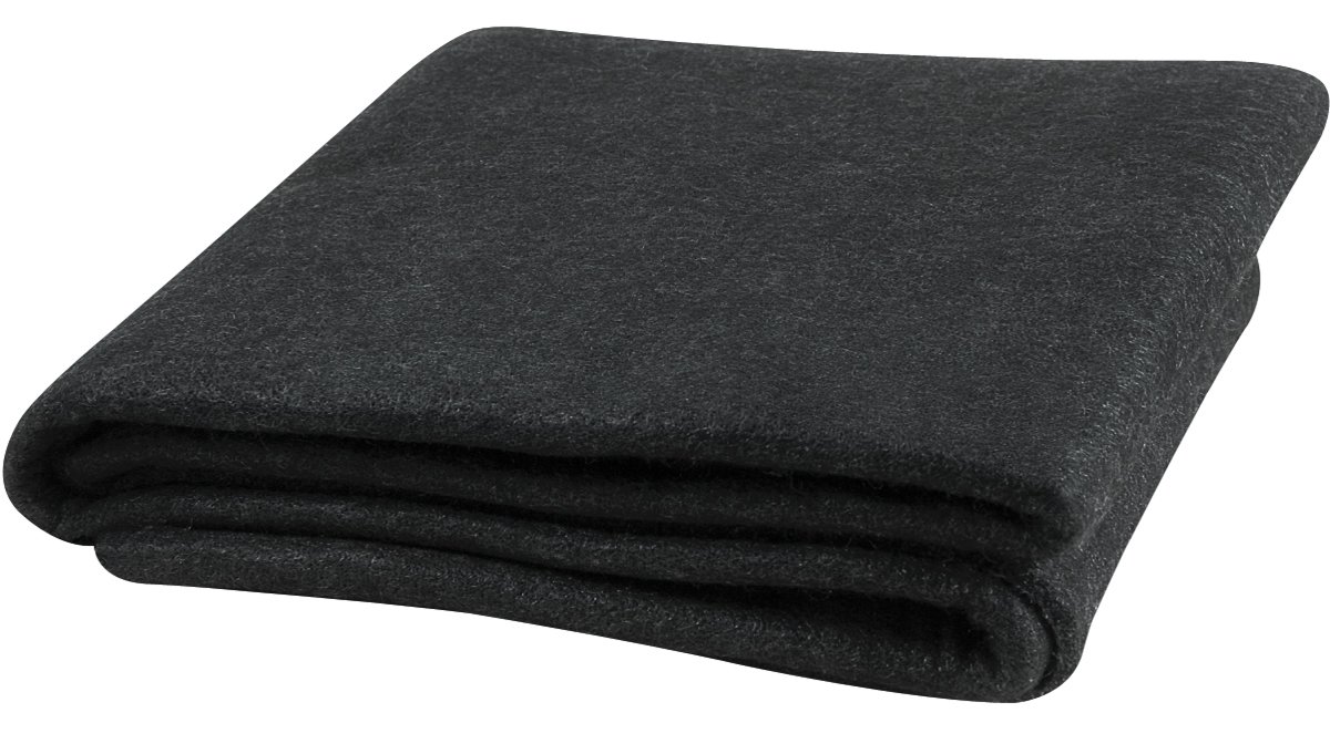 Steiner 316-3X4 16 oz Black Carbonized Fiber Welding Blanket - 3' x 4' Fireproof Heat Resistant Safety Cover for Welding, Grinding & Metalworking Projects