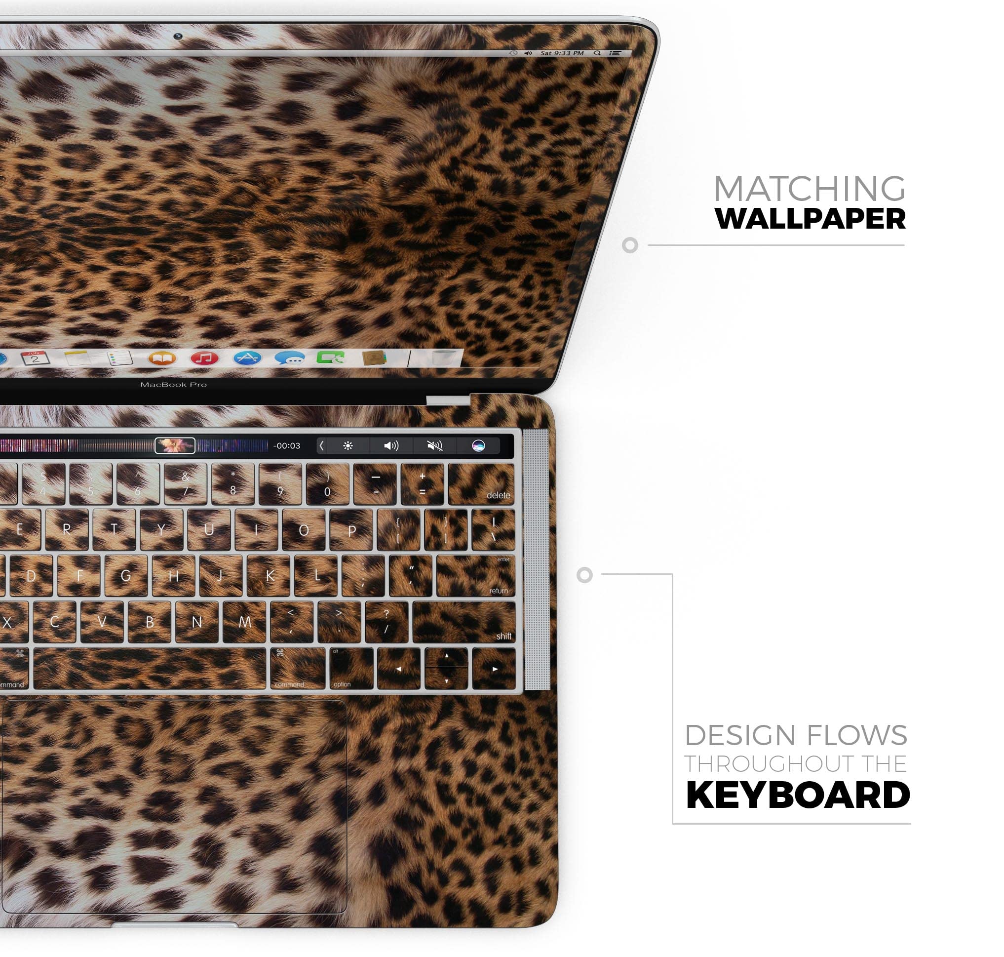 Mirrored Leopard Print MacBook Air 13