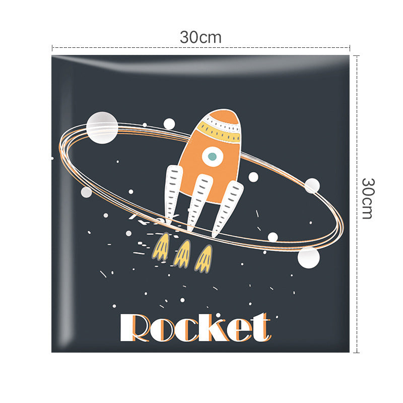 Kids Astronaut Wall Padded Safety Cushions - Soft Foam Bumpers for Nursery, Playroom & Bedroom - Space-Themed Childproofing for Toddlers (12-Pack)