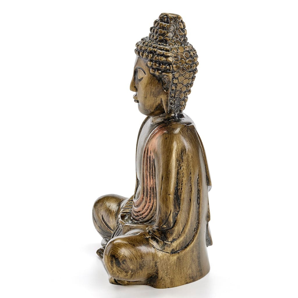 8 Inch Meditating Buddha Statue - Handcrafted Garden Decor for Outdoor & Indoor Zen Spaces - Perfect for Yoga, Meditation & Home Decor