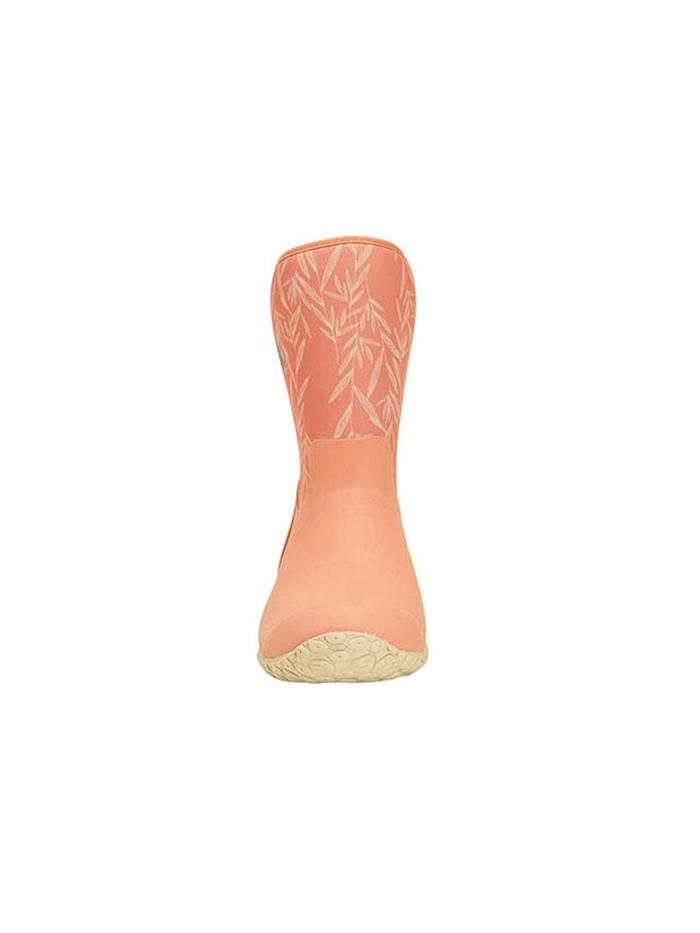 Muck WM2 4WT Women's Muckster II Mid Boots - Waterproof Rubber Rain Boots for Outdoor, Gardening, Farm & Yard Work - Pink