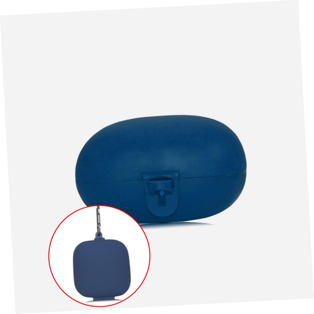 Angoily 3-Piece Plastic Headphone Case with Silicone Cover & Metal Buckle - Scratch-Resistant Travel Storage for AirPods Pro, Beats, Sony Headphones | Perfect for Commuting, Gym, and Business Trips