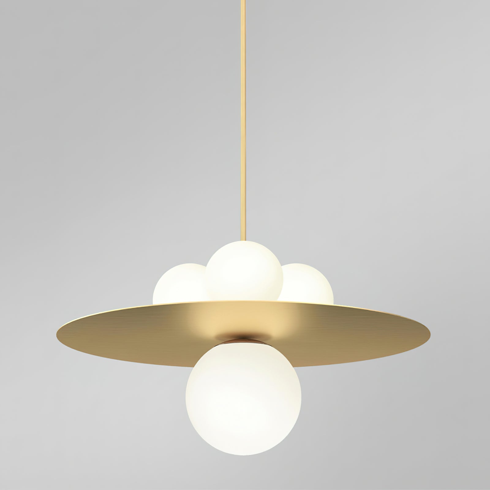 Modern Alta Pendant Light - Sleek Hanging Fixture for Dining Room, Kitchen Island & Bedroom - Energy Efficient LED Ceiling Light with Adjustable Height