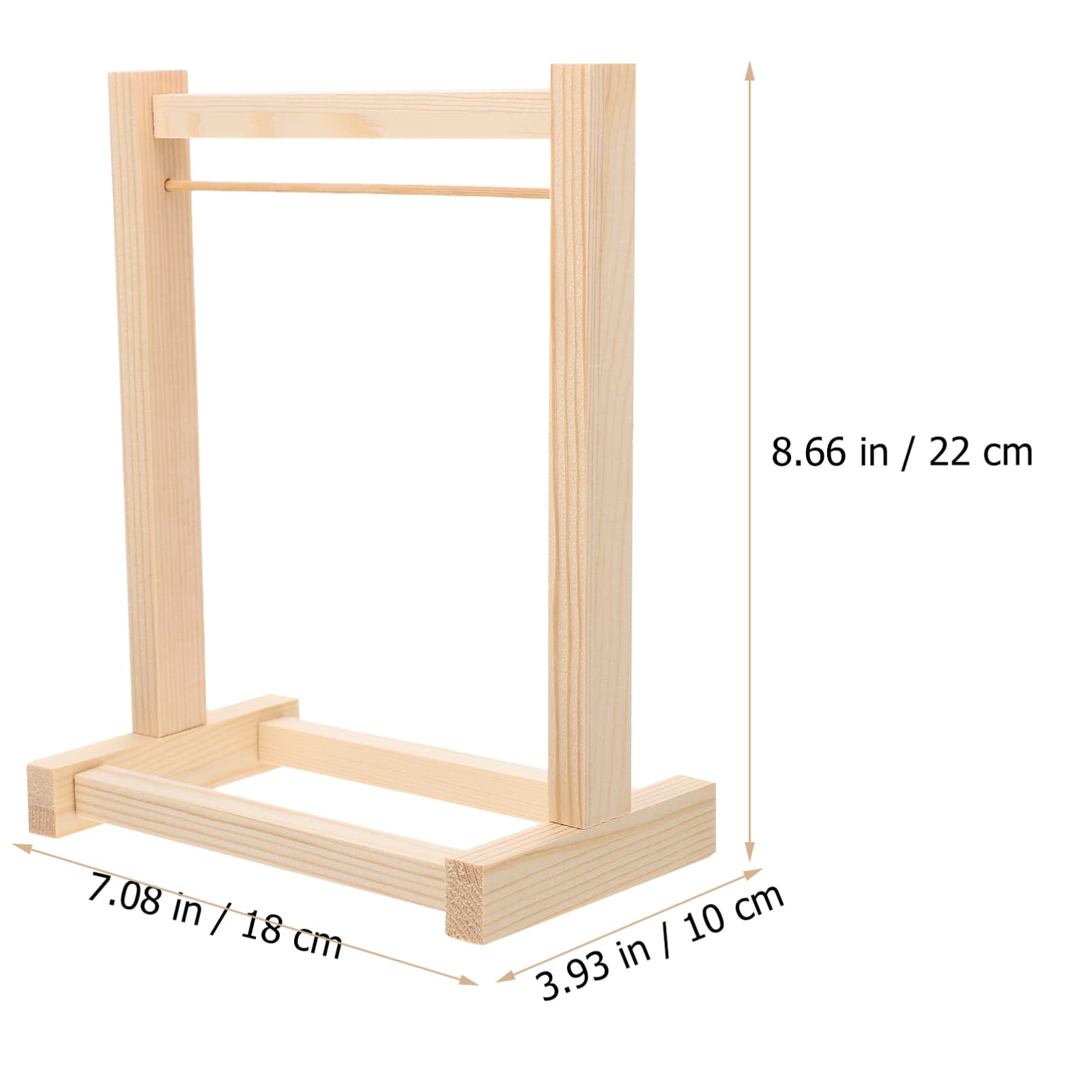 Wooden Doll Clothes Hanger for 18
