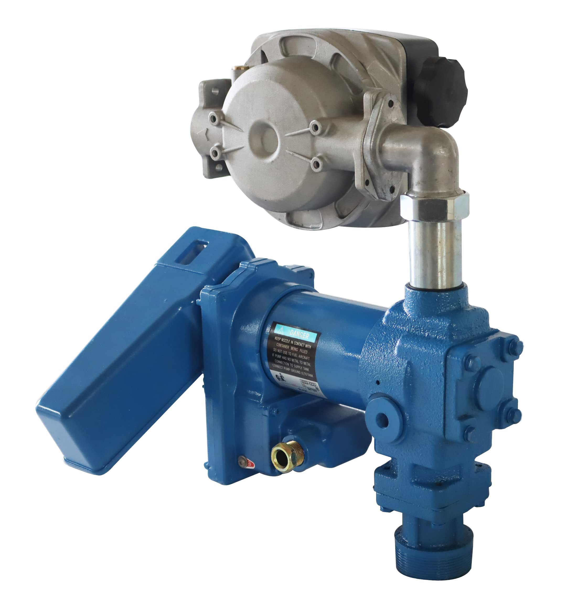 TECHTONGDA 12V Explosion-Proof Fuel Transfer Pump for Diesel & Gasoline with Gallon Meter – Perfect for Home, Farm, and Emergency Fuel Transfer