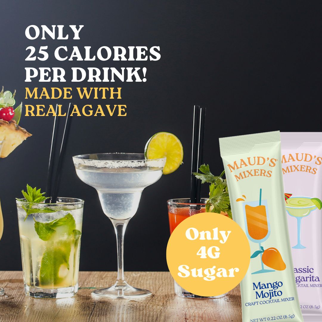 Maud's Mixers Variety Pack - Assorted Drink Mixers for Cocktails, Mocktails & Beverages - Perfect for Parties, Bars & Home Entertaining