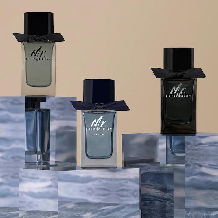 BURBERRY Mr Eau de Parfum for Men - Woody Aromatic Cologne with Tarragon, Cinnamon, Patchouli & Vetiver Notes - Long Lasting Fragrance - Perfect for Date Night, Office & Special Occasions
