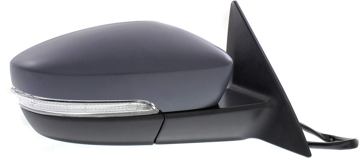 Power Heated Side Mirrors with Turn Signal for Volkswagen Beetle 2012-2018 - Driver & Passenger Side, Paintable - Perfect for Winter Driving & Enhanced Safety