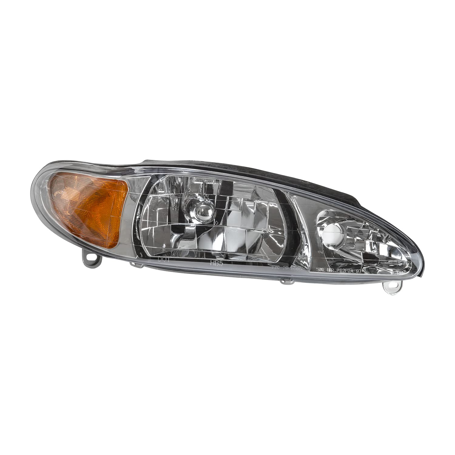 TYC 20-3595-00 Passenger Side Headlight Assembly Compatible with Ford Mercury - Replacement for Foggy/Broken Lights, Perfect for Night Driving & Off-Road Use