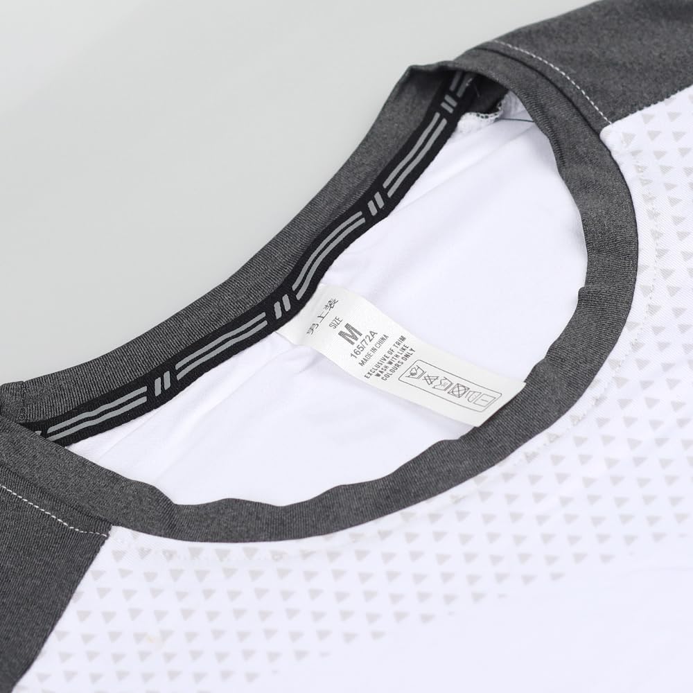 GYMAPE Men's Quick-Dry Breathable Workout T-Shirt for Gym, Running & Fitness - Lightweight Muscle Tee for Active Lifestyle