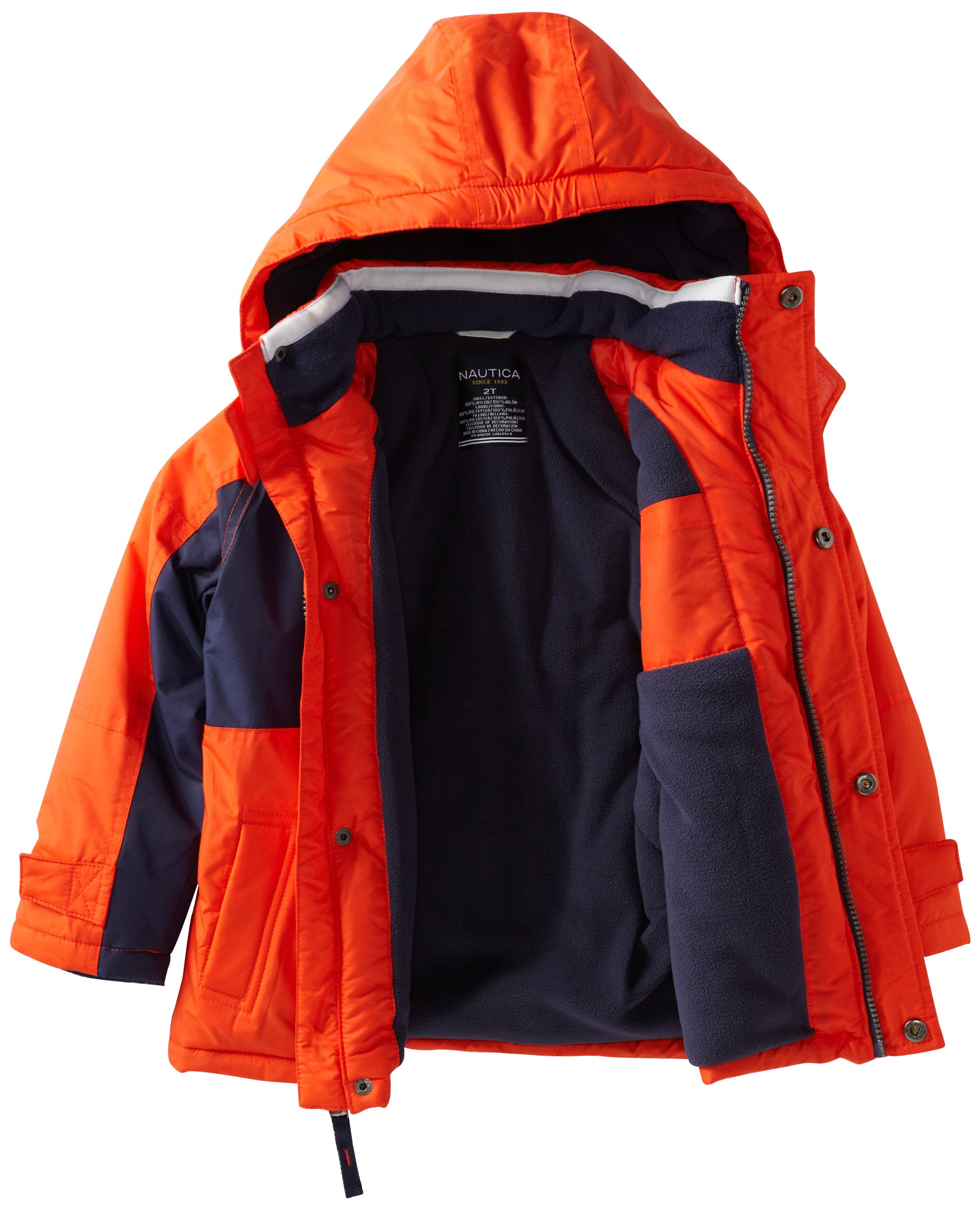 Nautica Boys' PCD Snorkel Jacket - Waterproof Windbreaker for Kids - Outdoor Activities, Beach, Swimming & Water Sports