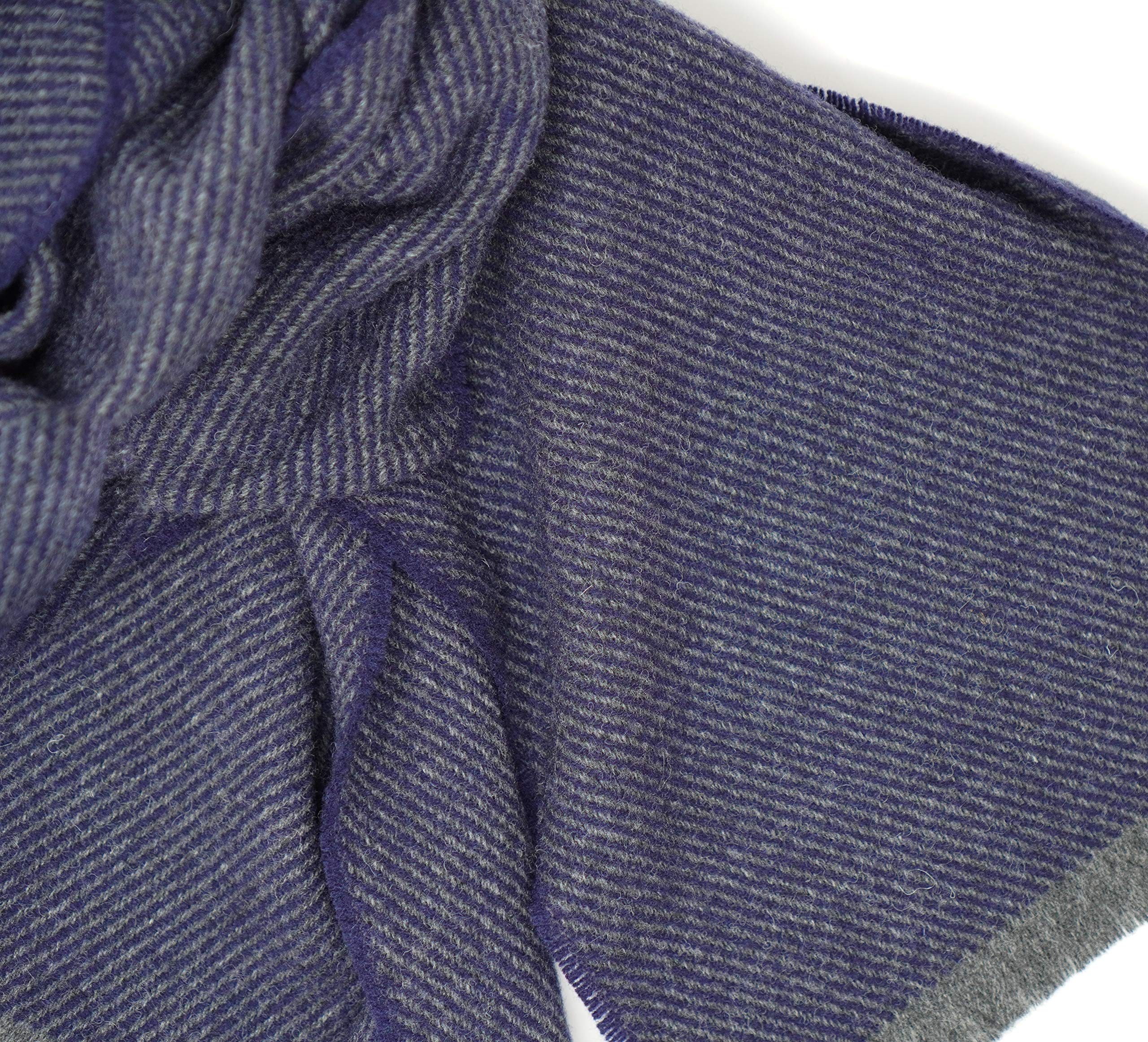 Authentic Irish Lambswool Scarf - 100% Pure Irish Wool - Handmade in Ireland - Warm Winter Accessory for Men & Women - Perfect for Cold Weather & Outdoor Activities