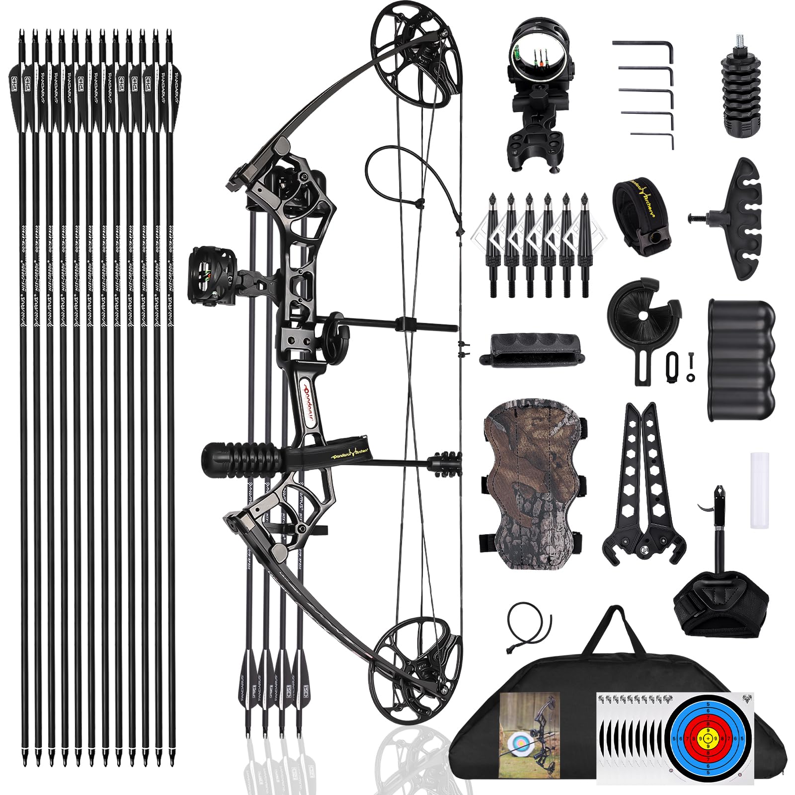 2025 P3 Lightweight Compound Bow for Hunting | Adjustable 25