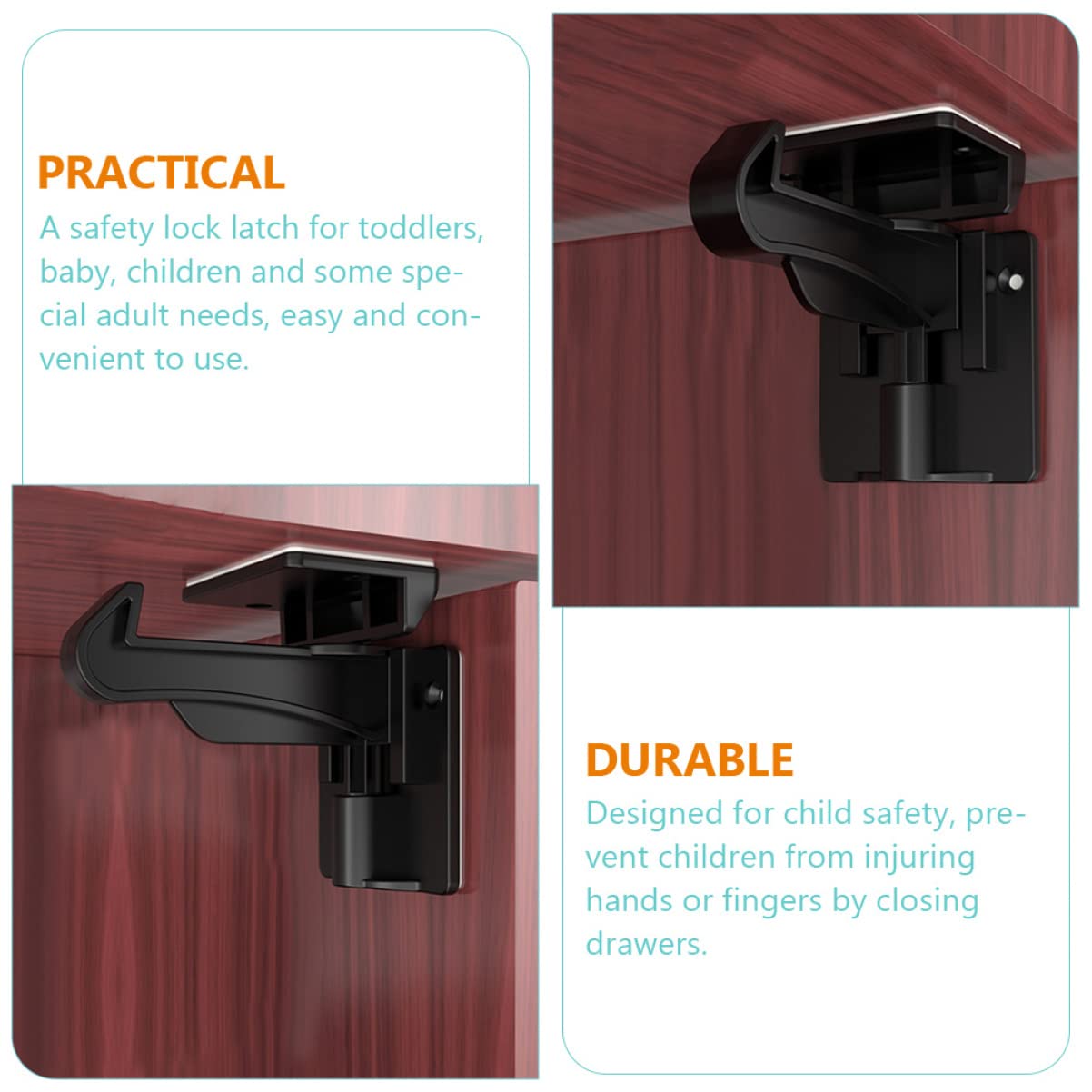 VICASKY 30-Pack Magnetic Child Safety Locks for Drawers & Sliding Doors - ABS Baby Proofing Cabinet Locks for Home, Kitchen & Nursery Child Safety
