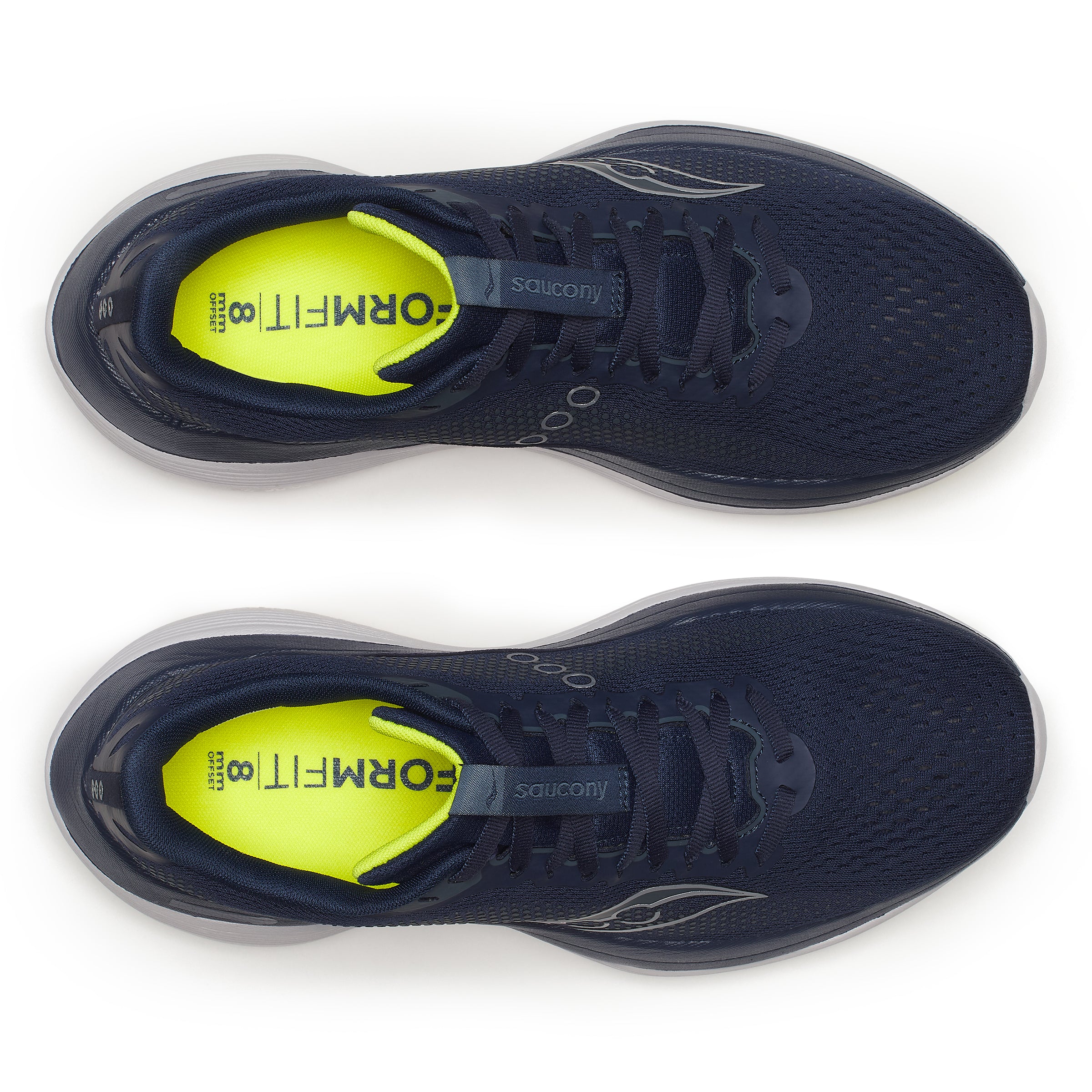 Men's Endorphin Trainer Running Shoes - Lightweight & Breathable (Navy/Primrose Color) - Perfect for Jogging, Gym Workouts & Daily Wear
