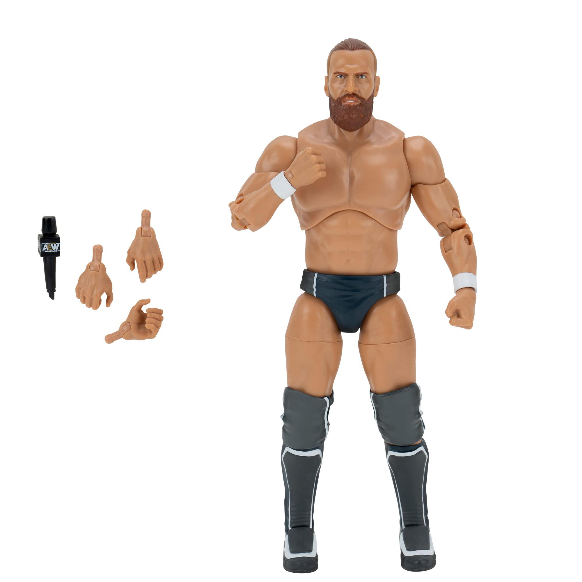 All Elite Wrestling Unrivaled Jon Moxley & Bryan Danielson 6-Inch Action Figure 2-Pack with Microphones & Hand Accessories - Amazon Exclusive Collectible for AEW Fans & Wrestling Enthusiasts - Perfect for Display, Gifts, and Role-Playing Battles