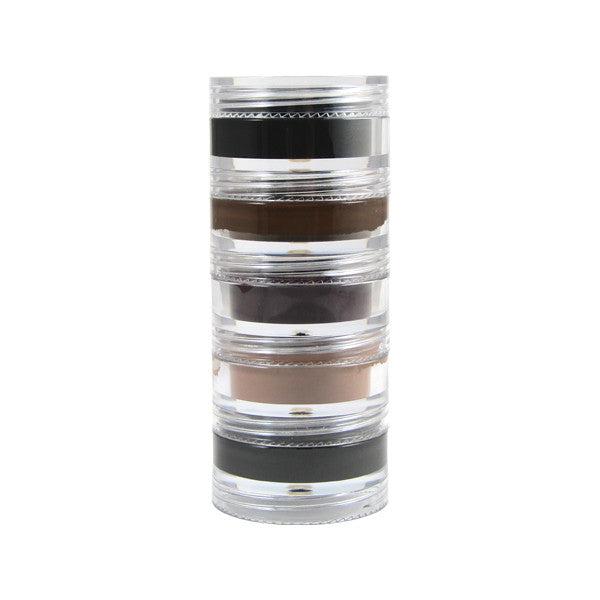 Ben Nye MediaPRO Eye Definer Stack - Professional Makeup Pencil Set for Smokey Eyes & Precise Lining - Perfect for Stage Performances, Photo Shoots & Special Effects Makeup