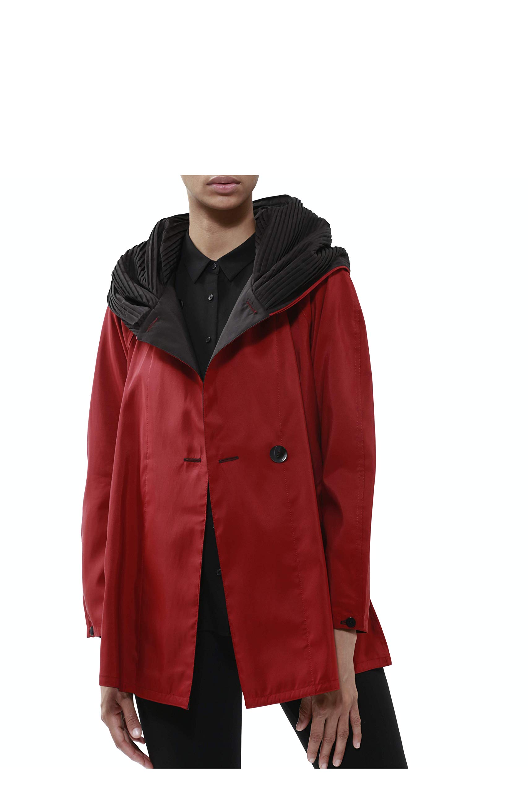 Mini Donatella Fashion Travel Raincoat - Waterproof Lightweight Rain Jacket for Women, Perfect for Outdoor Activities, Commuting & Travel