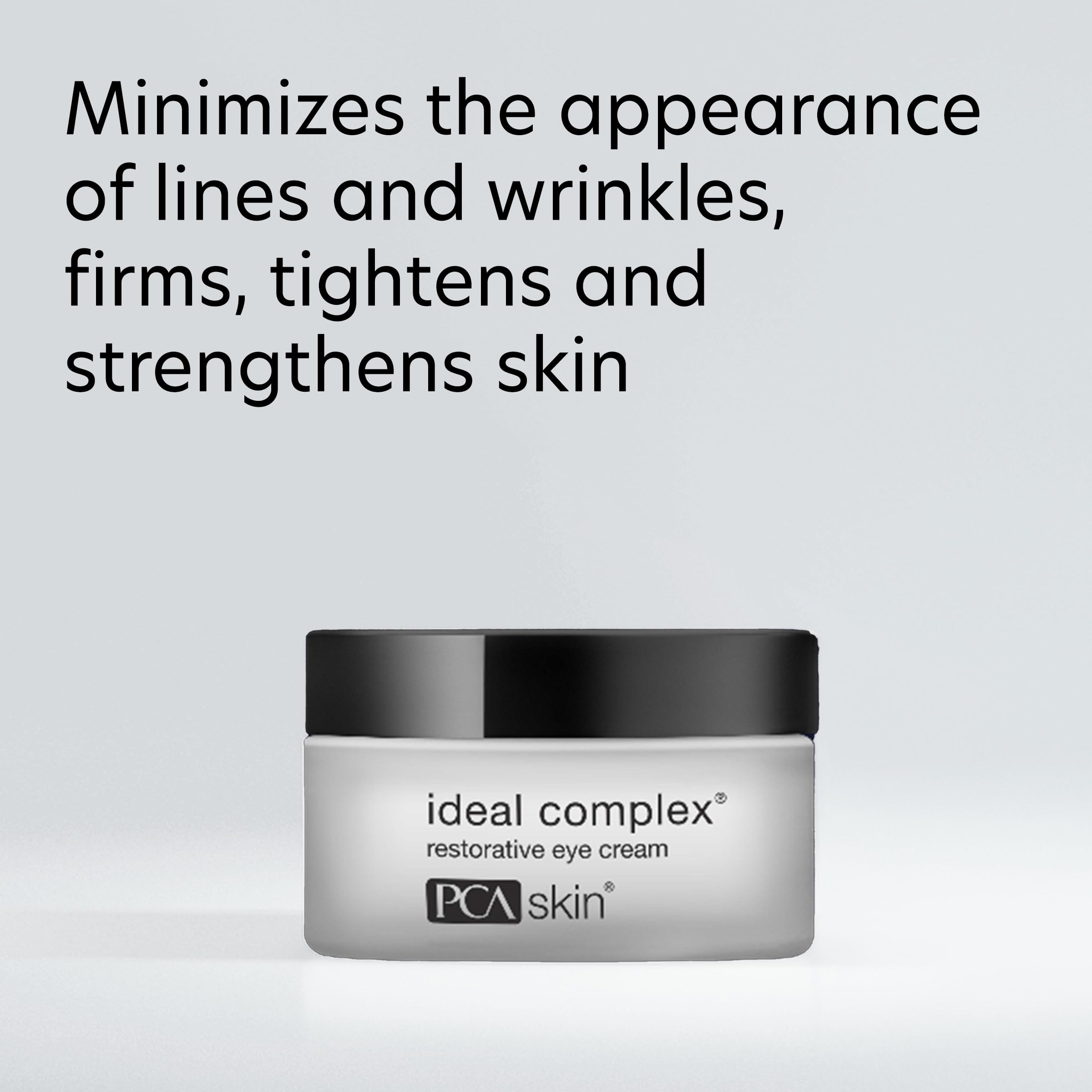 PCA SKIN Ideal Complex Restorative Under Eye Cream - Dark Circle Brightening Treatment, 0.5 fl oz - Hydrating Eye Cream for Puffiness & Fine Lines | Perfect for Nighttime Skincare Routine & Travel