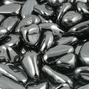 Healing Hematite Tumbled Stones for Stress Relief & Energy Balance - Pocket Worry Stones for Meditation, Anxiety Relief & Positive Energy