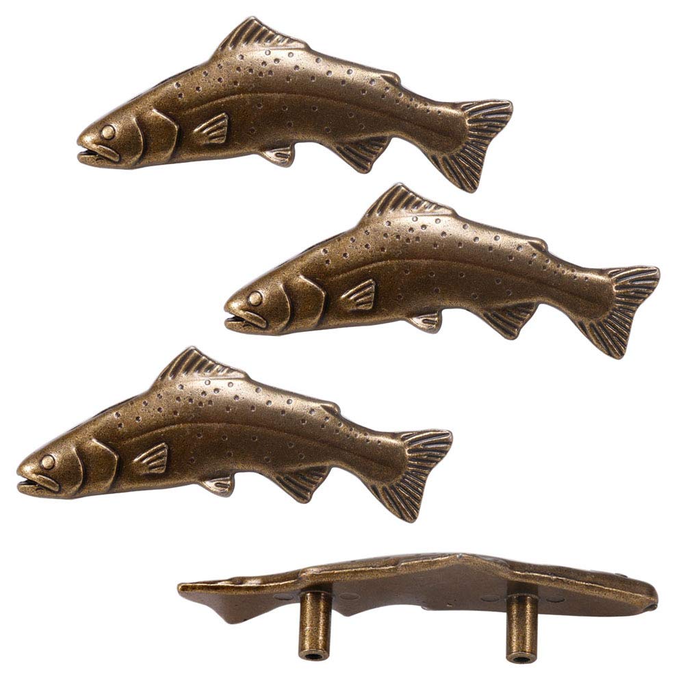 4Pcs Fish Knobs for Cabinet Drawer - Home & Office Furniture Handles