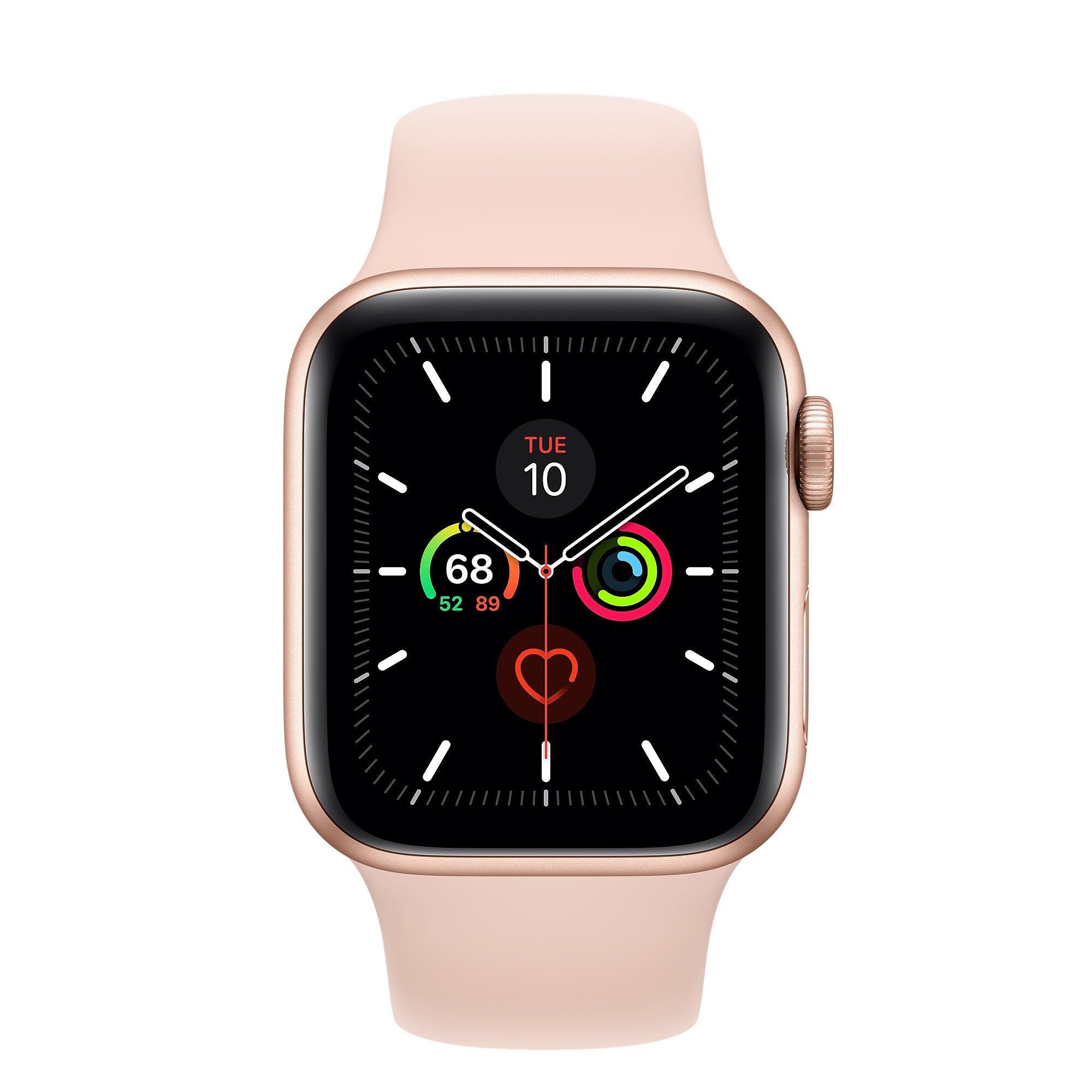 Apple Watch Series 5 44mm Gold Stainless Steel Case with GPS + Cellular - Smartwatch for iPhone, Fitness Tracker & Heart Rate Monitor - Perfect for Workouts, Running & Daily Use