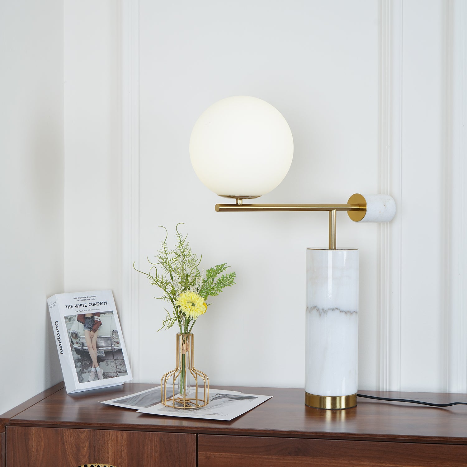 Lexi Table Lamp - Modern LED Nightstand Lamp with Touch Control, 3 Color Temperatures - Perfect for Bedroom, Living Room, or Office Lighting
