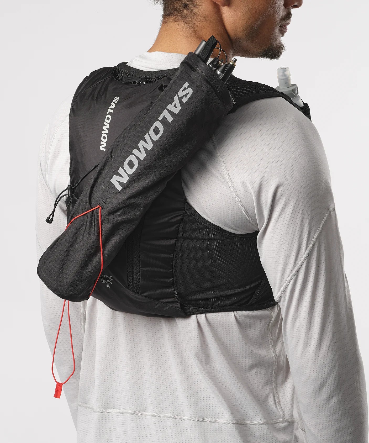 Active Skin 4 Running Hydration Vest with Water Flasks - Lightweight Breathable Unisex Trail Running Gear for Marathon, Hiking & Outdoor Sports