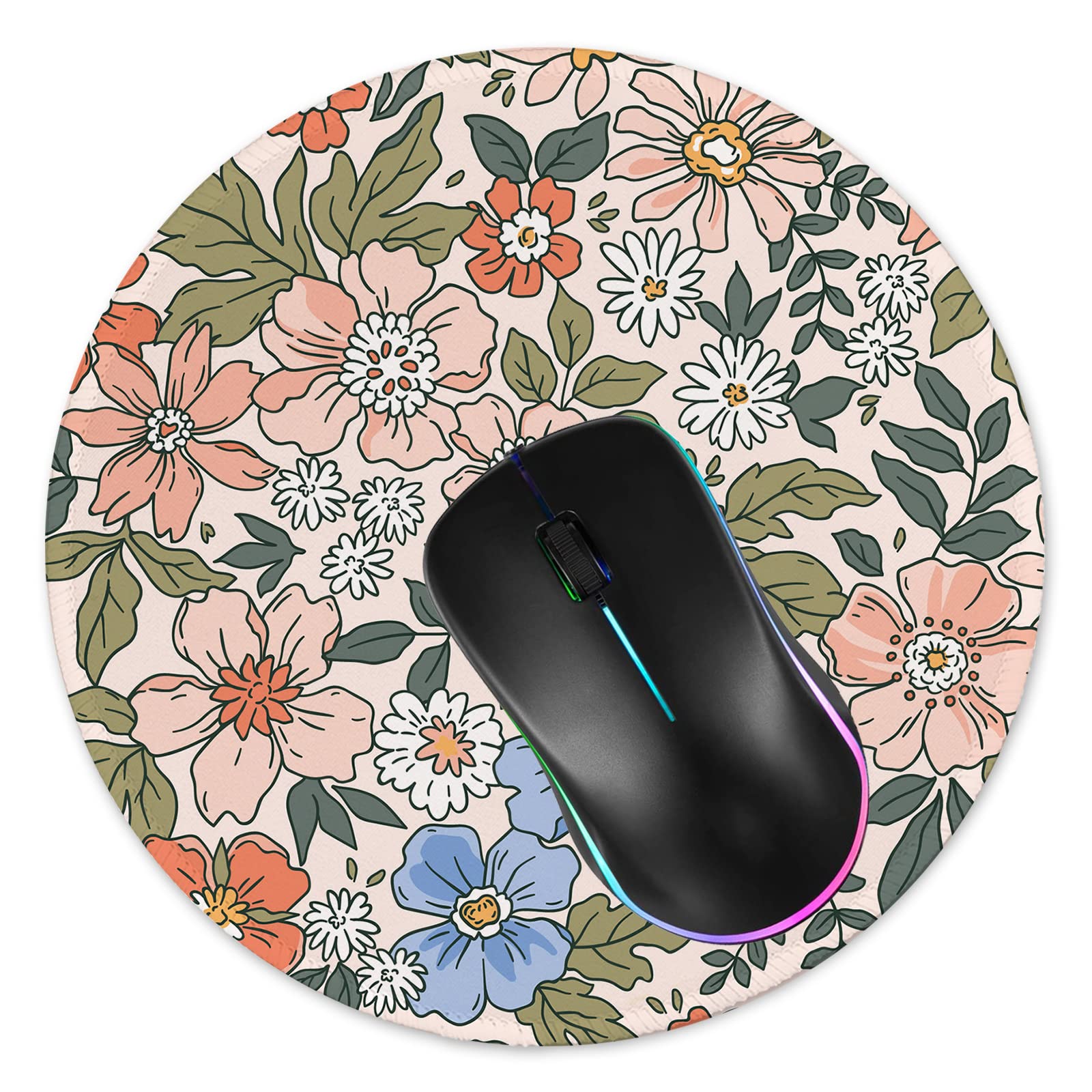 Premium Round Gaming Mouse Pad - 7.9