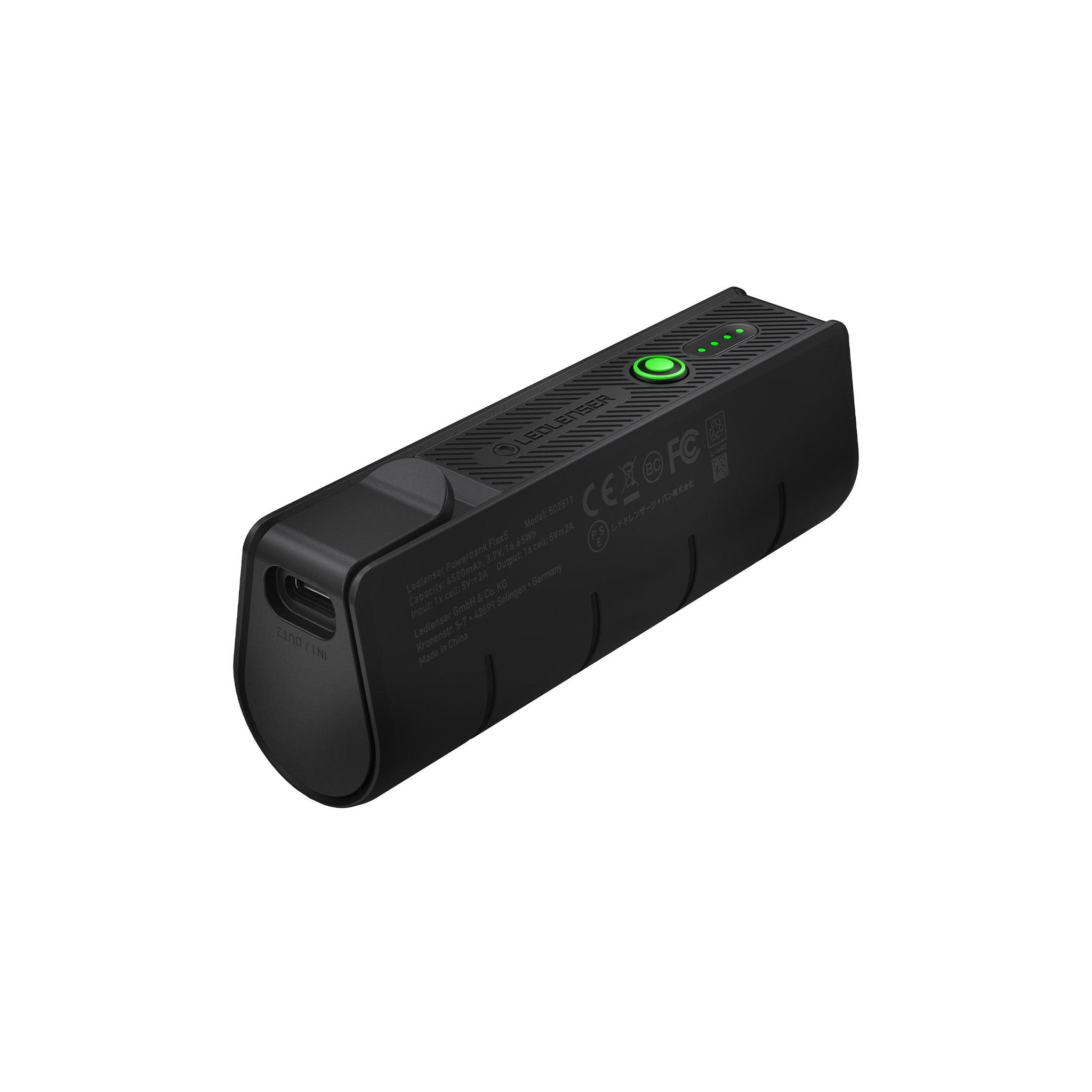 Powerbank Flex5 10000mAh Portable Charger - Fast Charging, High Capacity, Durable - Perfect for Travel, Camping, and Emergency Power Backup